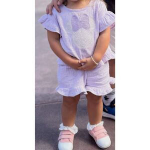 Disney Minnie Mouse 18-24 Months Baby Girl 2 Piece Ruffle Short Set